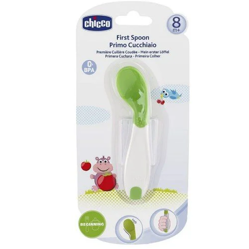 Ложка Chicco изогнутая (8+ мес.)