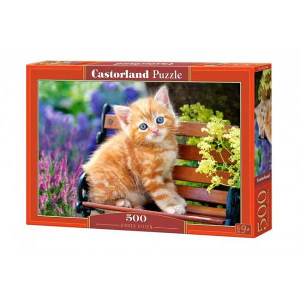 Puzzle Castorland Ginger Kitten, 500 piese foto