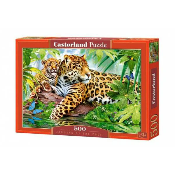 Puzzle Castorland Jaguars by the Pool, 500 piese foto