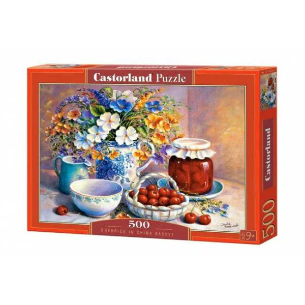 Puzzle Castorland Cherries in China Basket, 500 piese foto