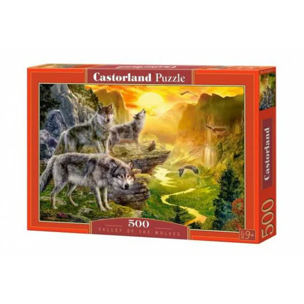 Puzzle Castorland Valley of the Wolves, 500 piese foto