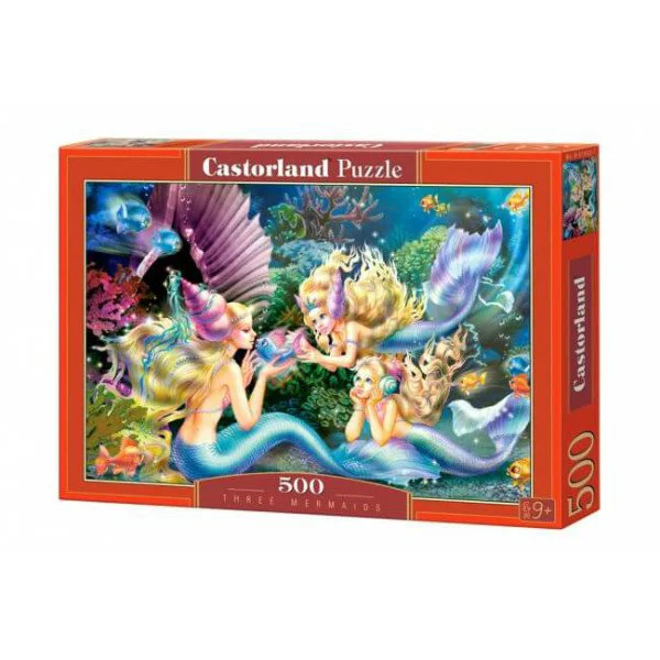 Puzzle Castorland Three Mermaids, 500 piese foto