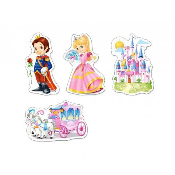 Пазл Касторланд World of Princesses, 4 в 1 (3+4+6+9 эл.) foto