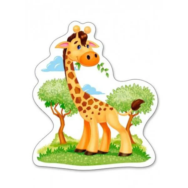 Puzzle Castorland African Animals, 4 in 1 (3+4+6+9 piese) foto