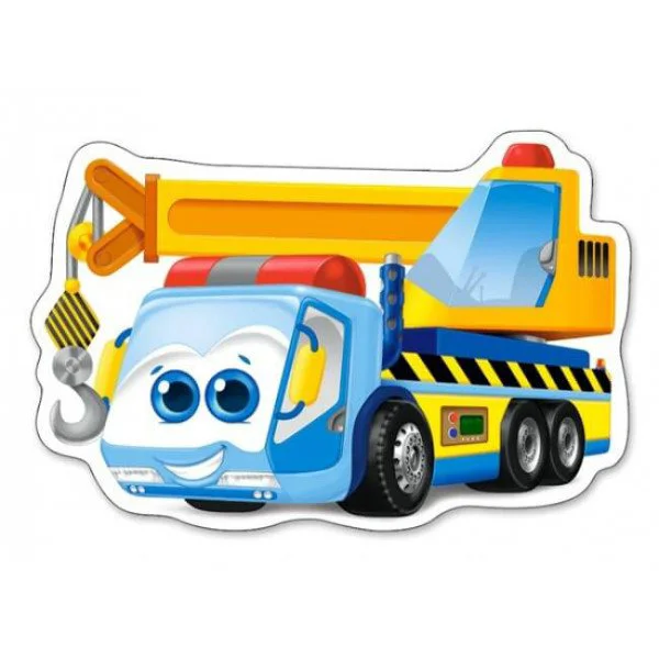 Puzzle Castorland Funny Cars, 4 in 1 (3+4+6+9 piese) foto