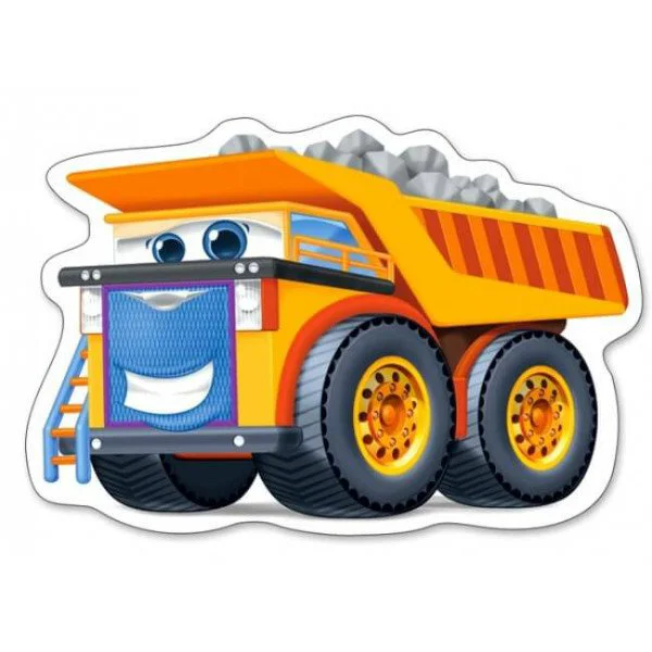 Puzzle Castorland Funny Cars, 4 in 1 (3+4+6+9 piese) foto