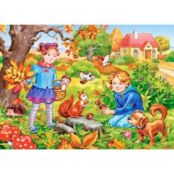 Puzzle Castorland Four Seasons, 4 in 1 (30+40+50+60 piese) foto
