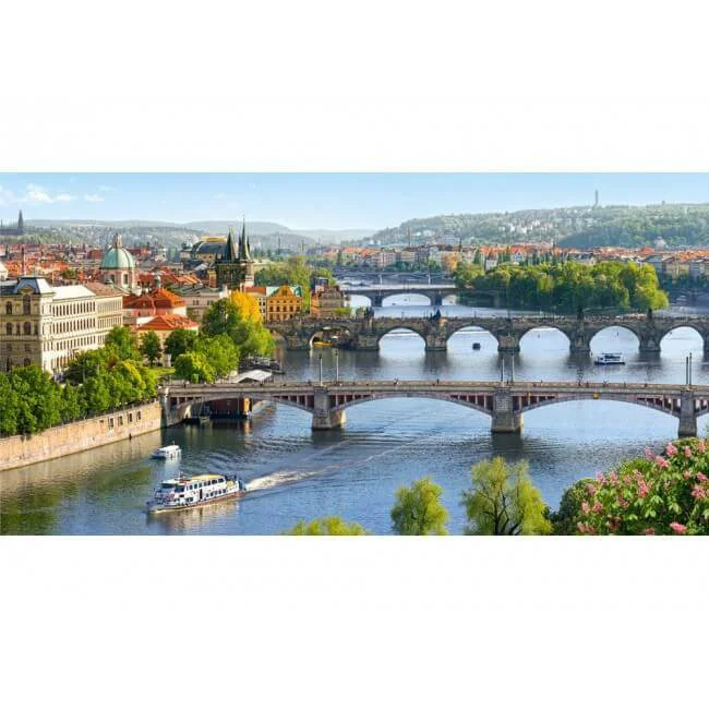 Puzzle Castorland Vltava Bridges in Prague, 4000 piese foto