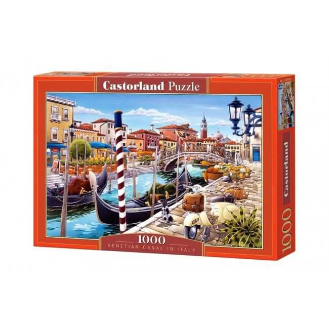 Puzzle Castorland Venetian Canal in Italy, 1000 piese foto