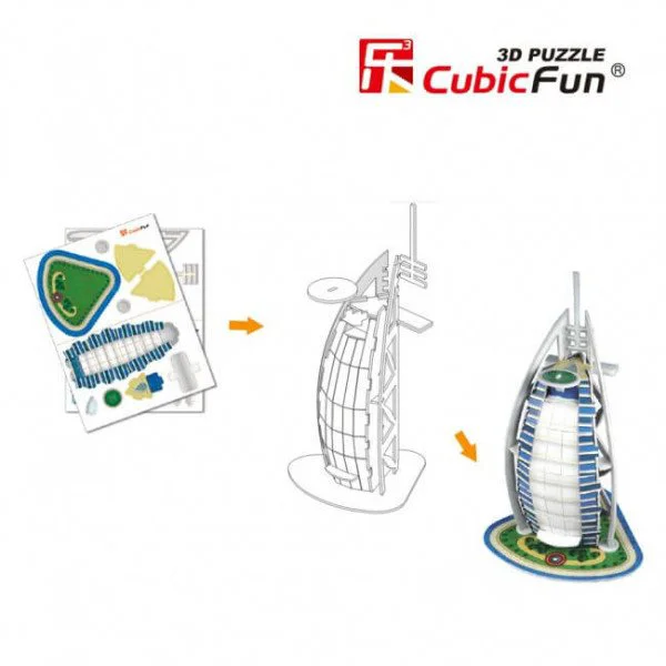 Пазл 3D CubicFun Burj Al Arab (Dubai)