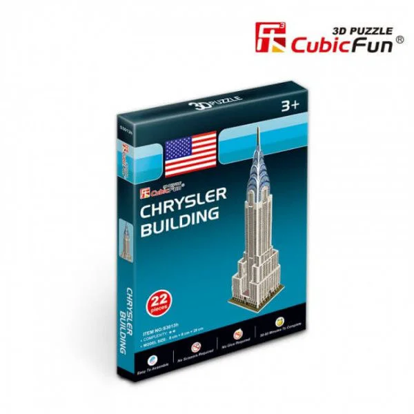 Puzzle 3D CubicFun Chrysler Building foto