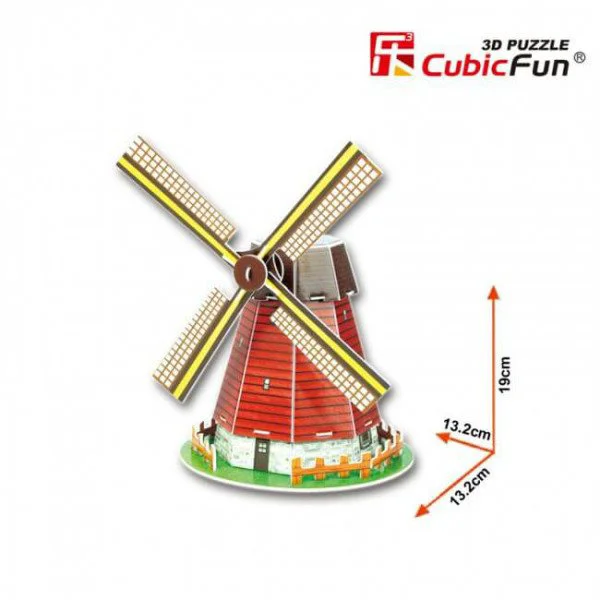 Пазл 3D CubicFun Holland Windmill