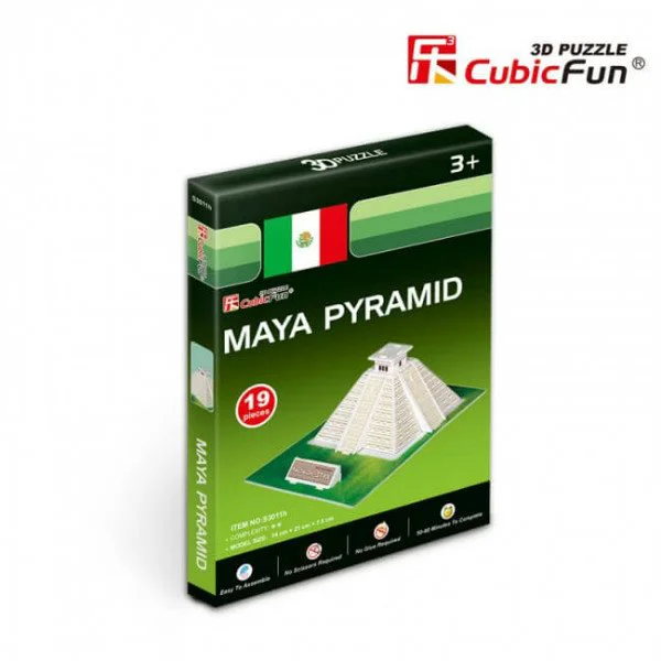 Puzzle 3D CubicFun Maya Pyramid (Mexico) foto