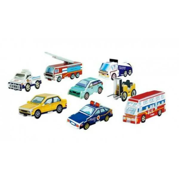 Puzzle 3D CubicFun Mini Cars foto