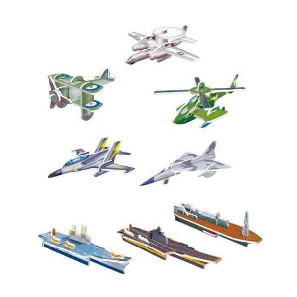 Puzzle 3D CubicFun Mini MiLitary 1 foto