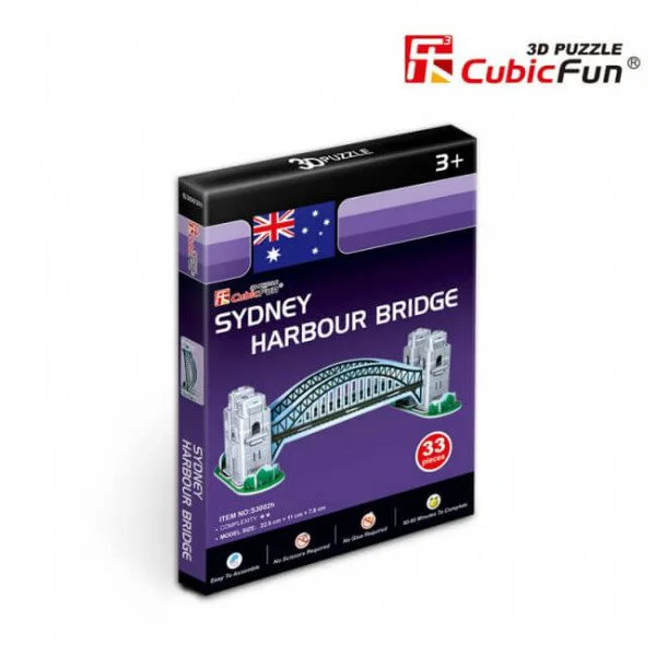 Puzzle 3D CubicFun Sydney Harbour Bridge foto
