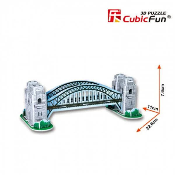 Puzzle 3D CubicFun Sydney Harbour Bridge foto