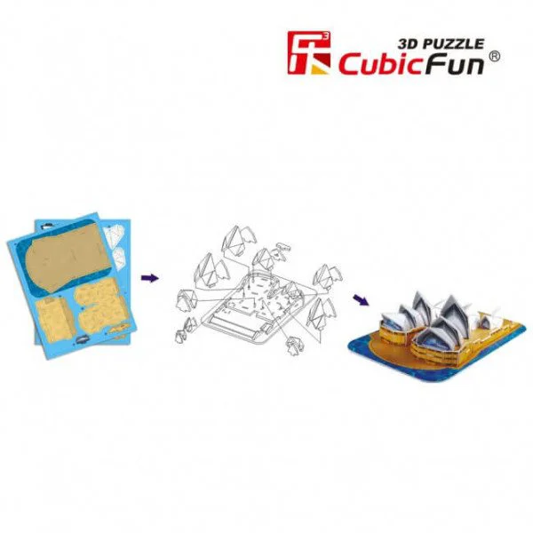 Puzzle 3D CubicFun Sydney Opera House foto