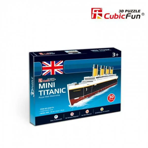 Puzzle 3D CubicFun Titanic foto
