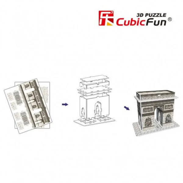 Puzzle 3D CubicFun Triumphal Arch foto