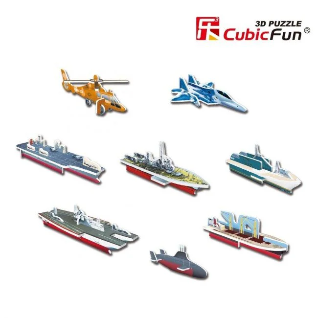 Puzzle 3D CubicFun Mini MiLitary 2 foto