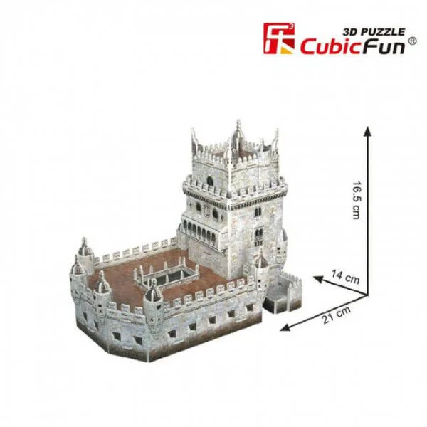 Puzzle 3D CubicFun Belem Tower foto