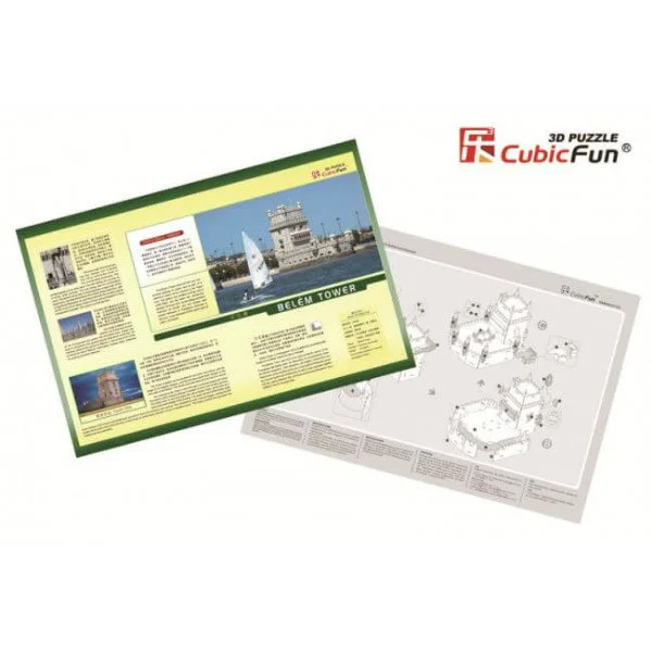 Puzzle 3D CubicFun Belem Tower foto