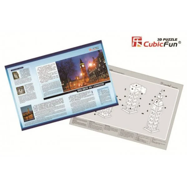 Puzzle 3D CubicFun Big Ben foto