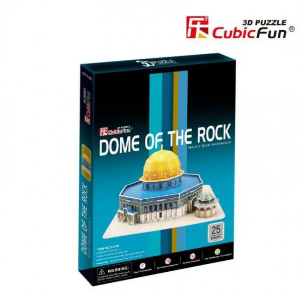 Puzzle 3D CubicFun Dome of the rock foto