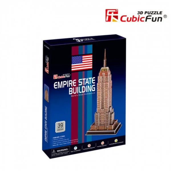 Puzzle 3D CubicFun Empire State Building foto