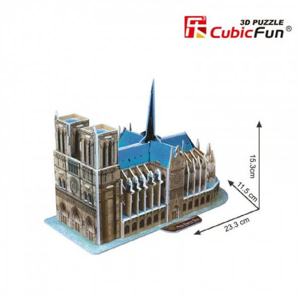 Puzzle 3D CubicFun Notre Dame de Paris foto