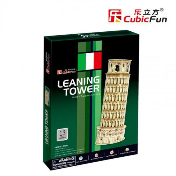 Puzzle 3D CubicFun Pisa Tower foto