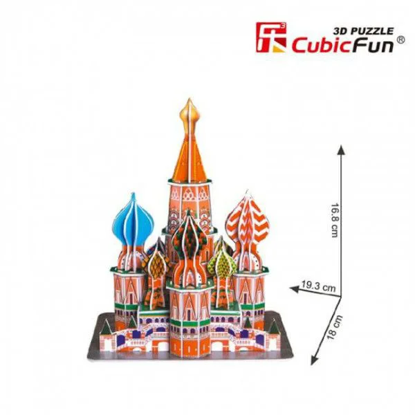 Puzzle 3D CubicFun St.Basil's Cathedral foto