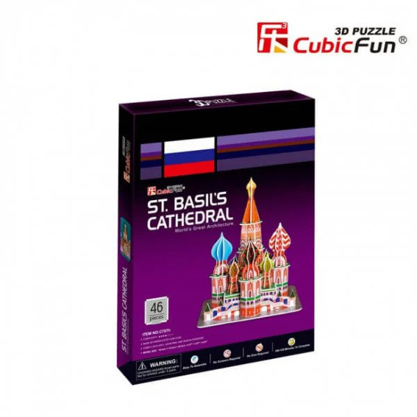 Puzzle 3D CubicFun St.Basil's Cathedral foto