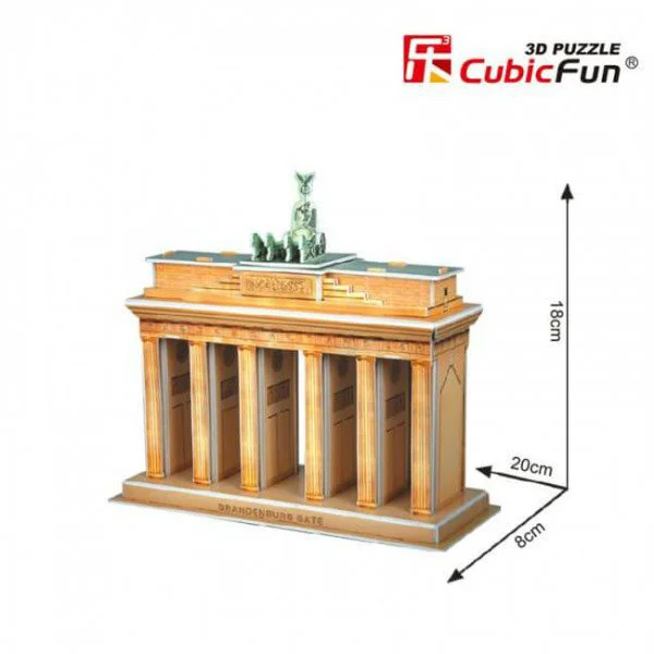 Puzzle 3D CubicFun The Brandenburg Gate foto