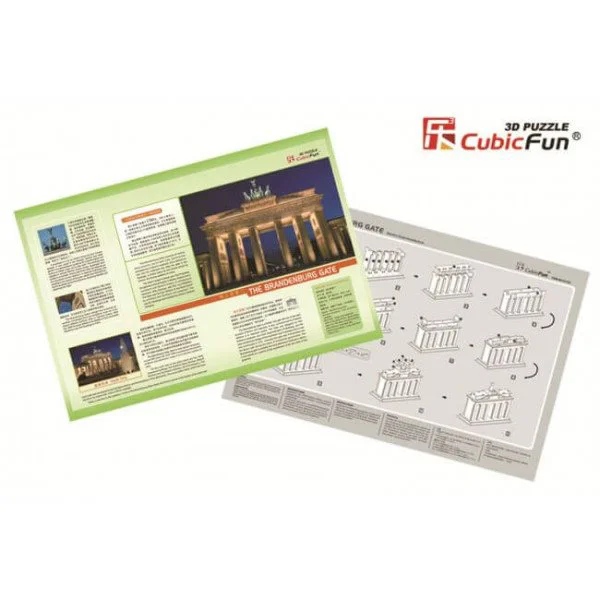 Puzzle 3D CubicFun The Brandenburg Gate foto