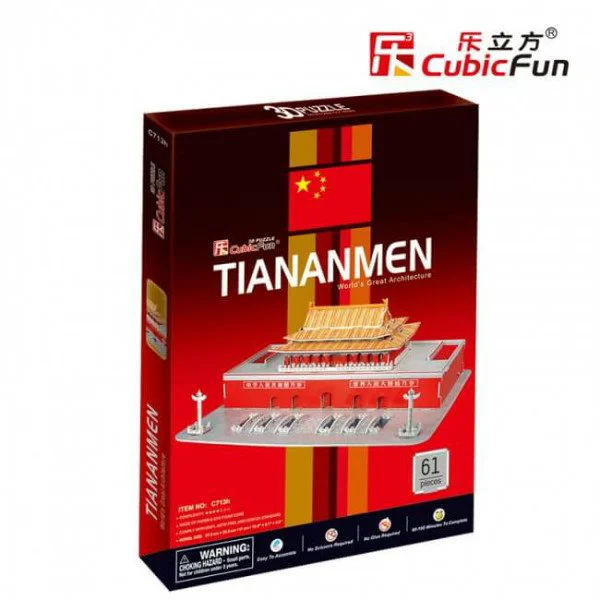 Puzzle 3D CubicFun Tian An Men foto