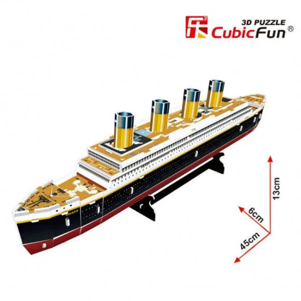 Puzzle 3D CubicFun Titanic (small) foto