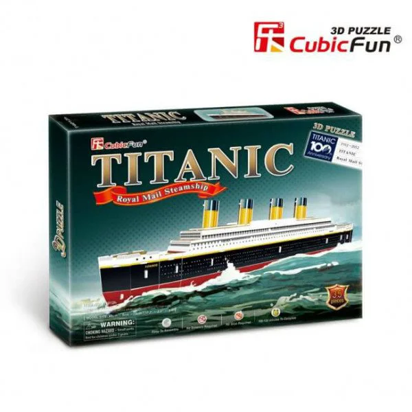 Puzzle 3D CubicFun Titanic (small) foto