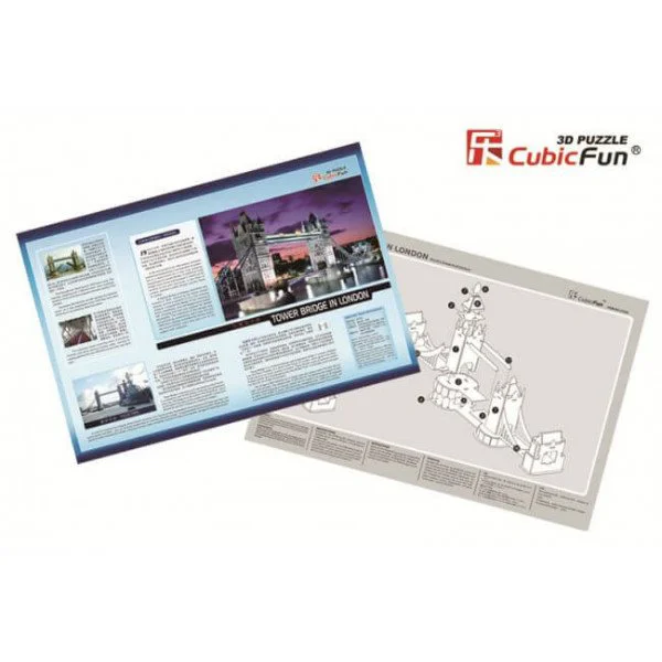 Puzzle 3D CubicFun Tower Bridge foto