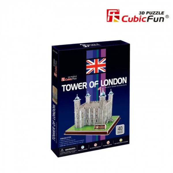Puzzle 3D CubicFun Tower of London foto