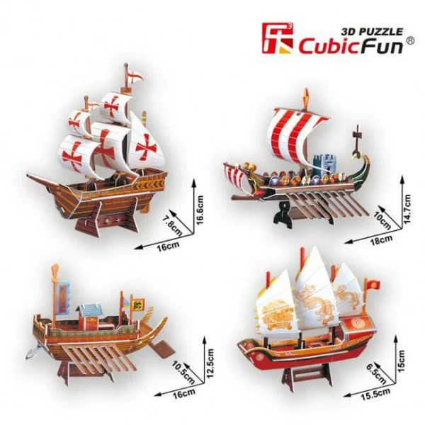 Puzzle 3D CubicFun Voyage Century foto