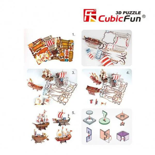 Puzzle 3D CubicFun Voyage Century foto