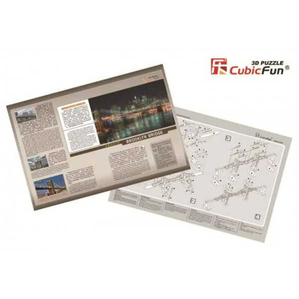 Puzzle 3D CubicFun Brooklyn Bridge foto