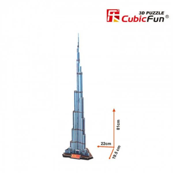Puzzle 3D CubicFun Burj Khalifa foto
