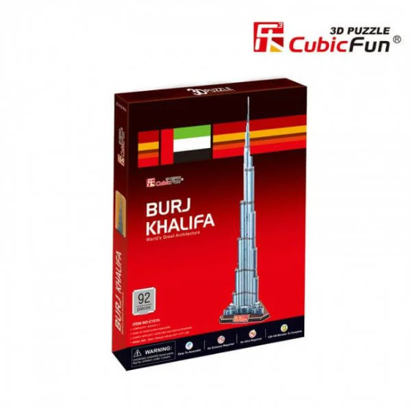 Puzzle 3D CubicFun Burj Khalifa foto