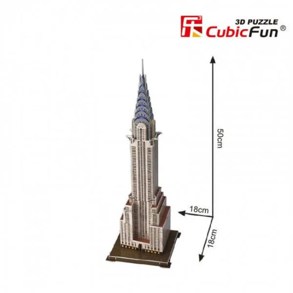 Puzzle 3D CubicFun Chrysler Building foto