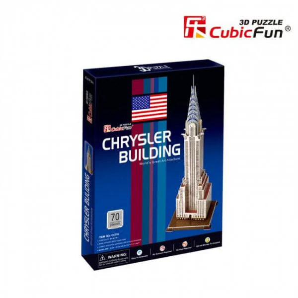 Puzzle 3D CubicFun Chrysler Building foto