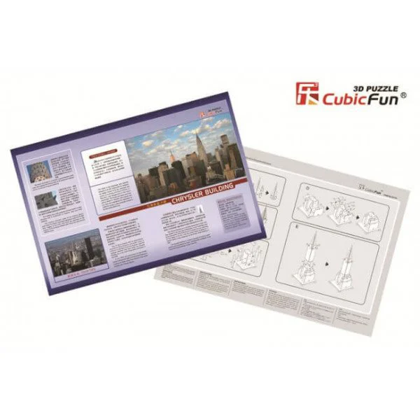 Puzzle 3D CubicFun Chrysler Building foto
