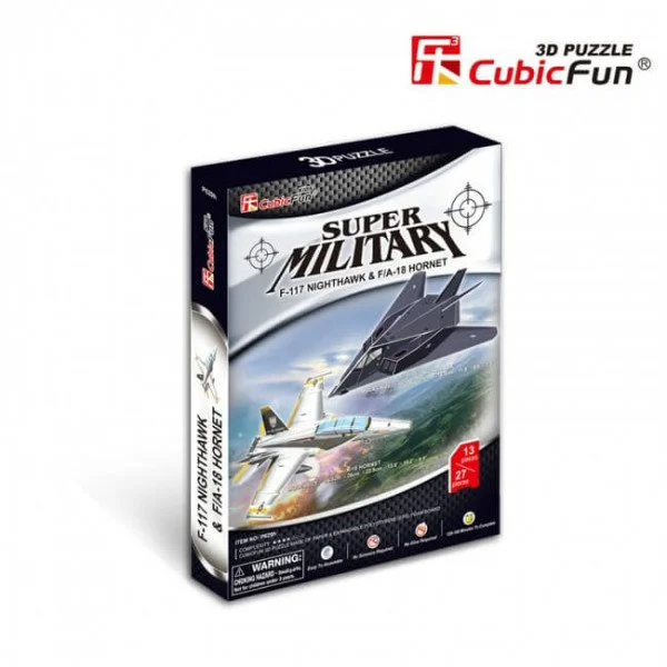 Пазл 3D CubicFun F-117 Nighthawk&amp;F/A-18 Hornet foto